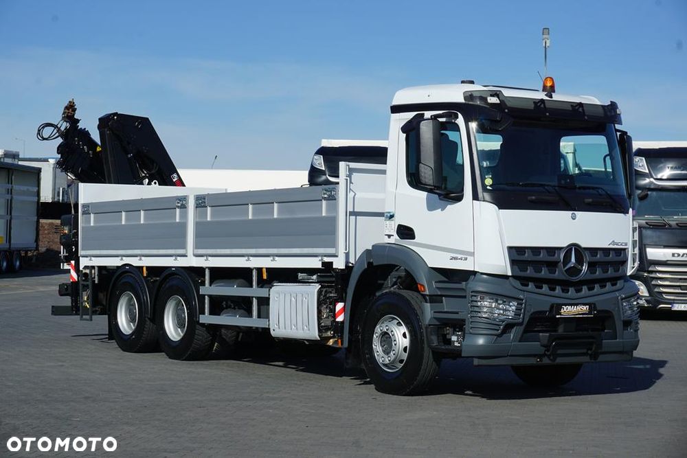 Mercedes-Benz AROCS / 2643 / 6 X 4 / SKRZYNIOWY + HDS / HIAB 228 E – 4 / WYS. 13 M - 10