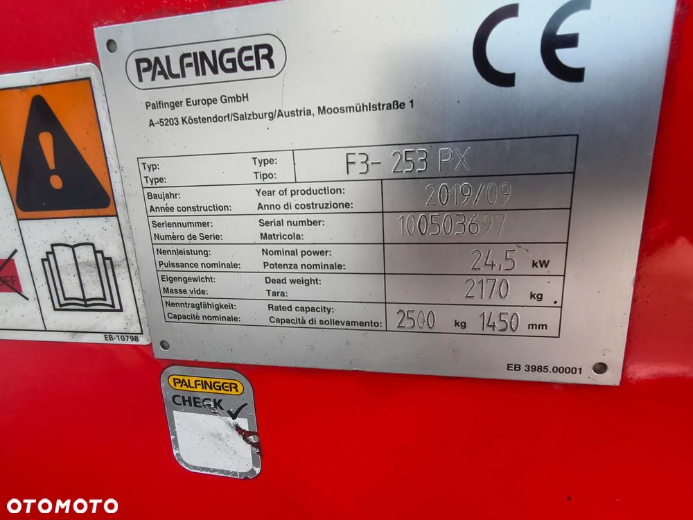 Palfinger Wózek widłowy marki Palfinger F3 253 PX - 8