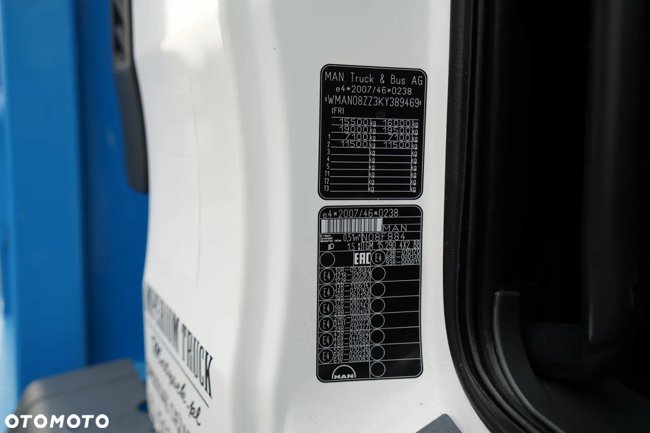 MAN TGM 15 .290 / HDS HC 190 + WIERTŁO 2 mb / WIERTNICA / STEROWANIE RADIOWE / EURO 6 /  MANUAL / 2019 ROK - 32