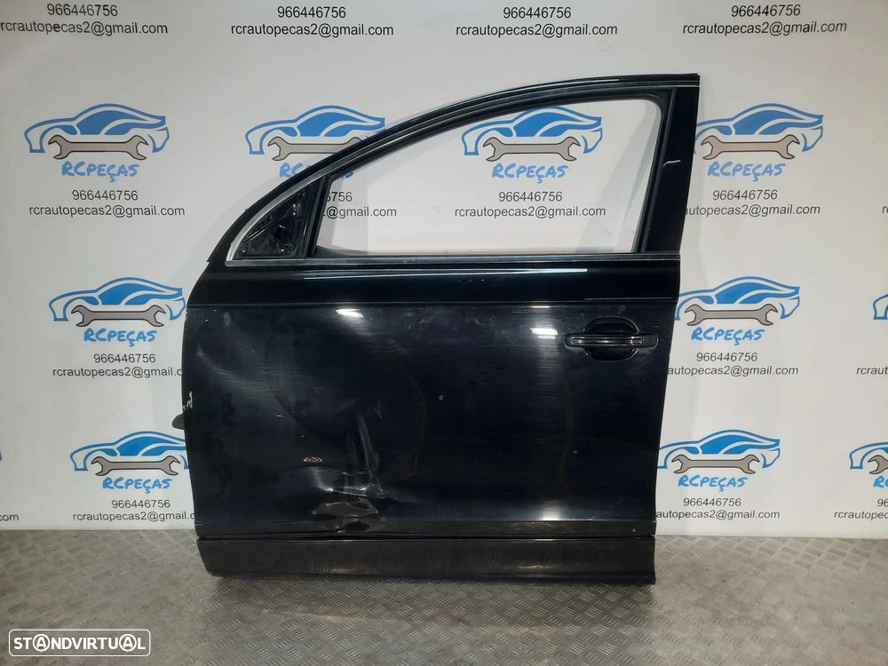 .PORTA PORTAS FRENTE FRONTAL ESQUERDA AUDI Q7 MOTOR PUXADOR VIDRO RETROVISOR RETROVISORES