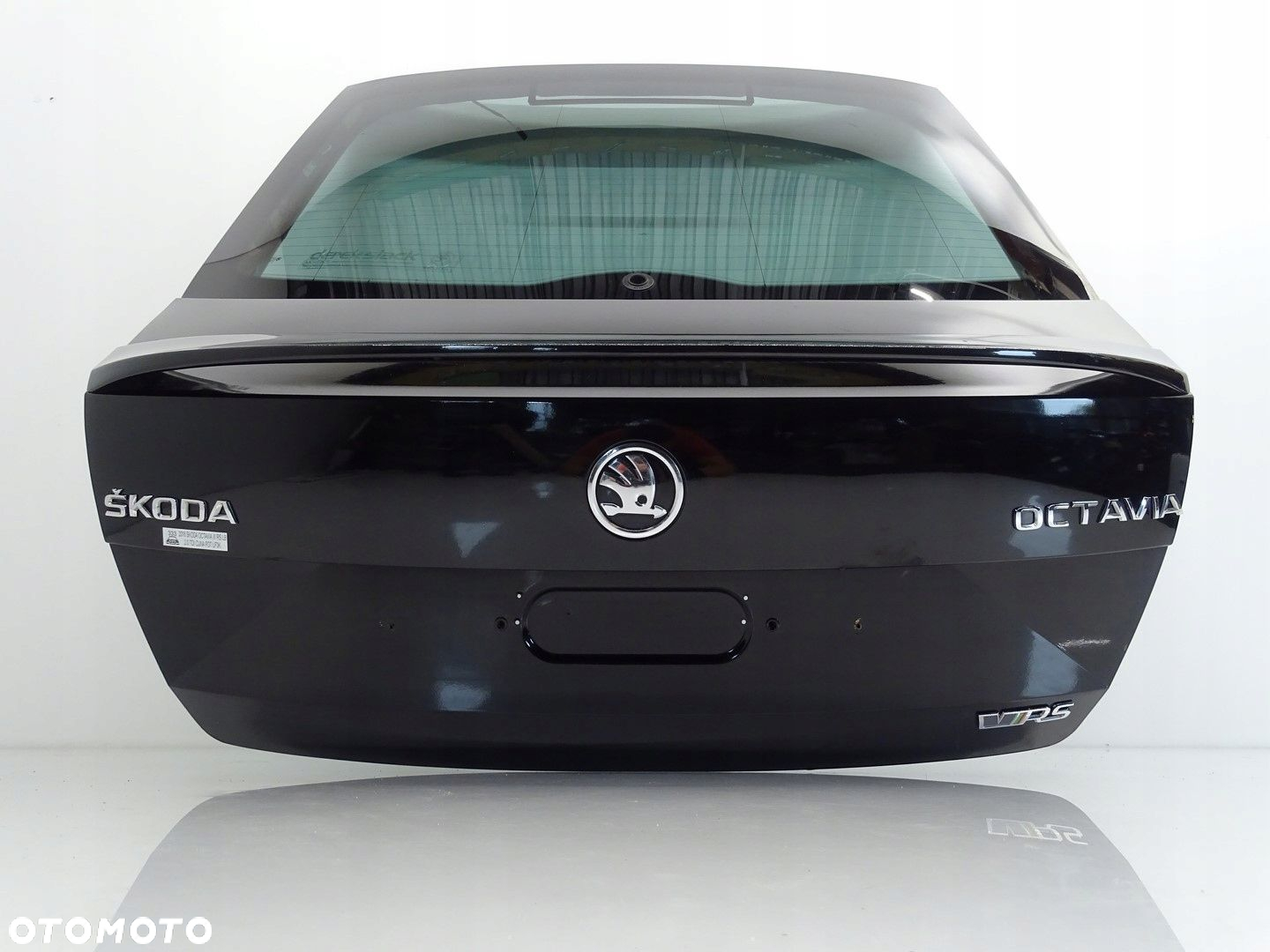 KLAPA POKRYWA TYŁ TYLNA BAGAŻNIKA SZYBA SPOILER SKODA OCTAVIA III RS VRS - 3