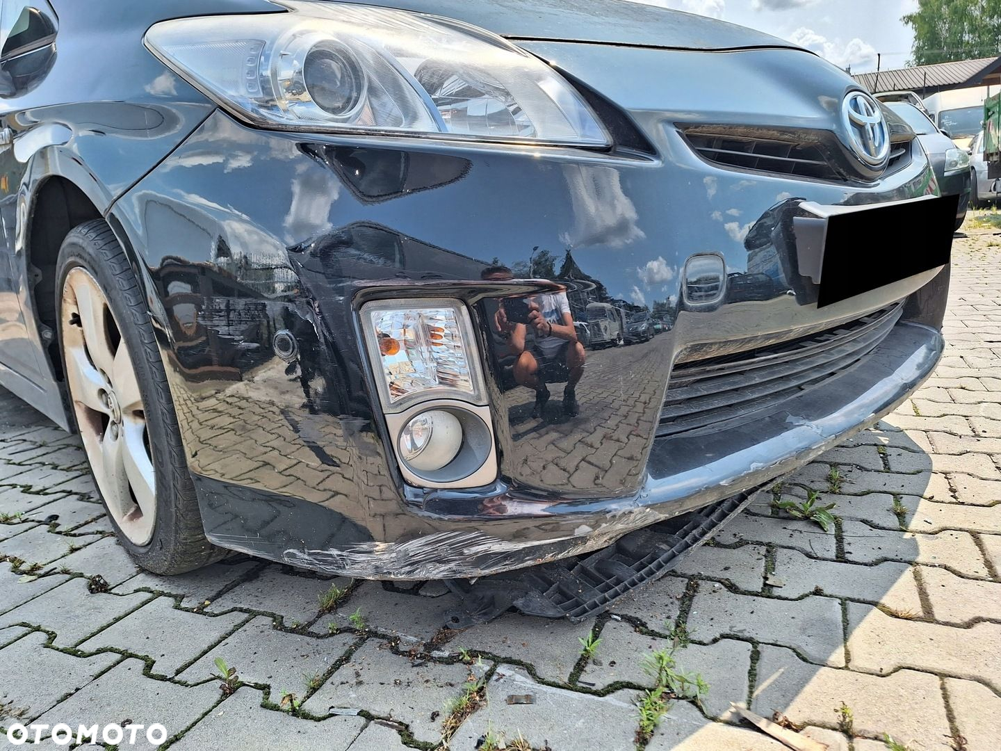 TOYOTA PRIUS 3 III W3 ZDERZAK PRZÓD MASKA BŁOTNIK LAMPA PAS CHŁODNICE 202 - 7