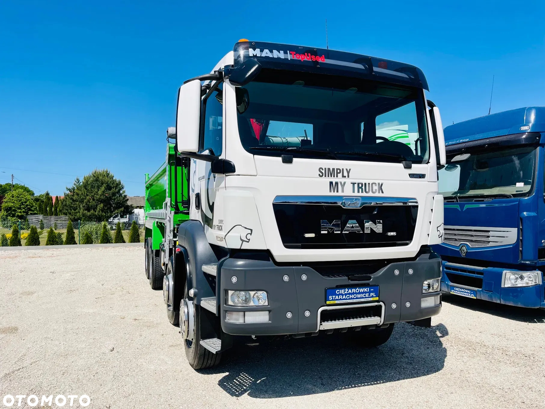 MAN MAN TGS TGX 35.400 // 8x4 // E5 // wywrotka kiper + HDS z czerpakiem / - 16