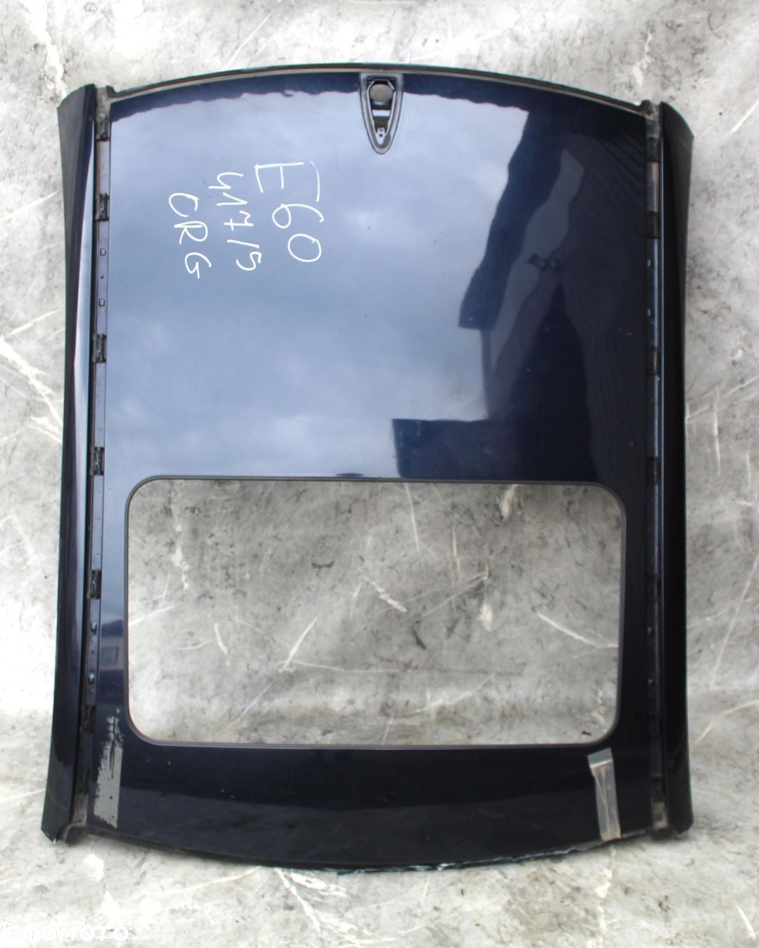 DACH POD SZYBERDACH BMW E60 317 ORIENT BLAU ORG - 1