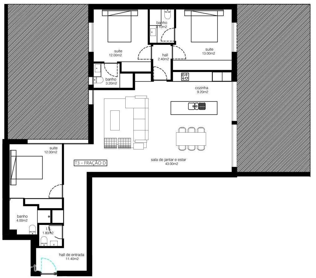 Apartamento T3 no Domus Castle: Conforto e Modernidade no Minho - Grande imagem: 2/17