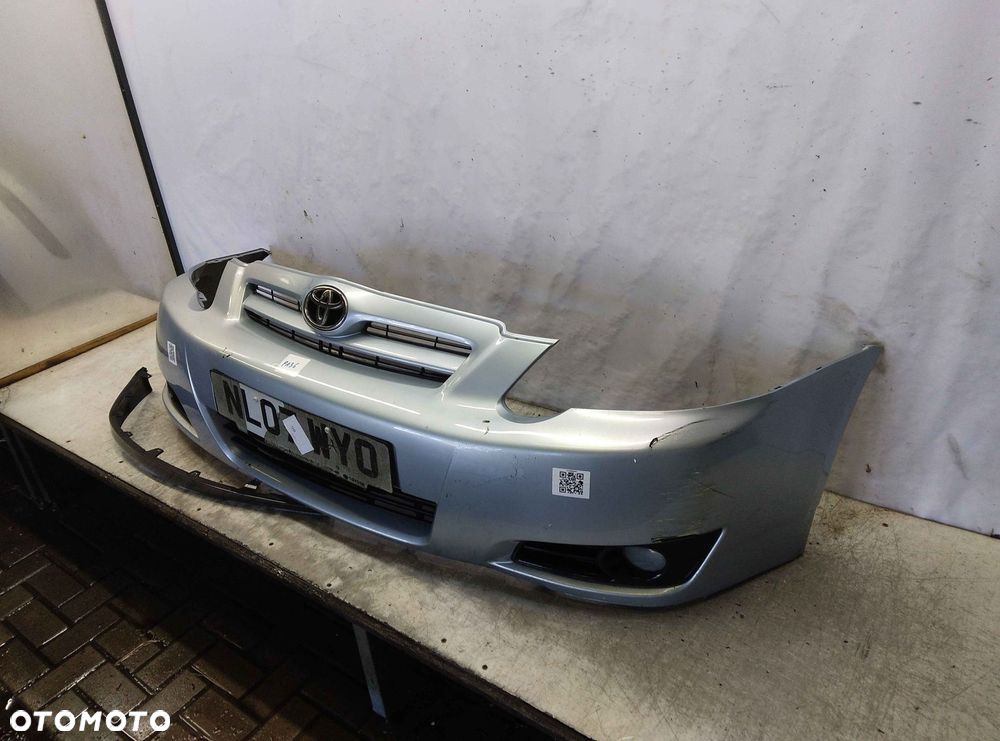 ^ ZDERZAK PRZÓD PRZEDNI DO TOYOTA COROLLA E12 LIFT FL 8Q3 BŁĘKITNY HALOGENY - 2