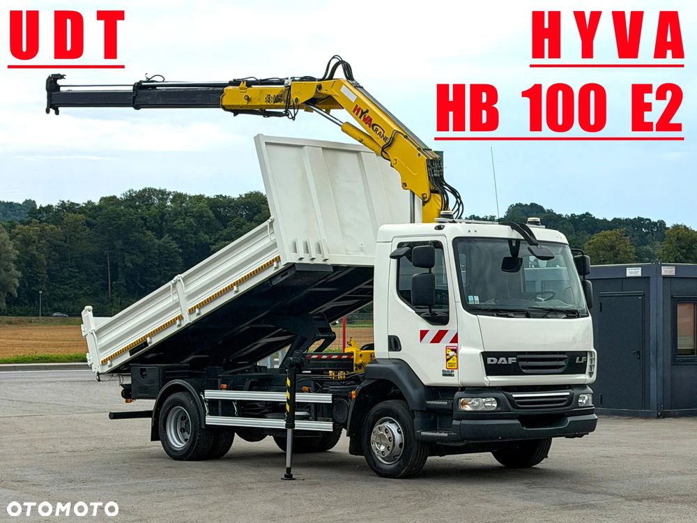 DAF LF 55.220 * Wywrotka 4,20 m * Hyva HB 100 E2 + PILOT * STAN BDB - 1