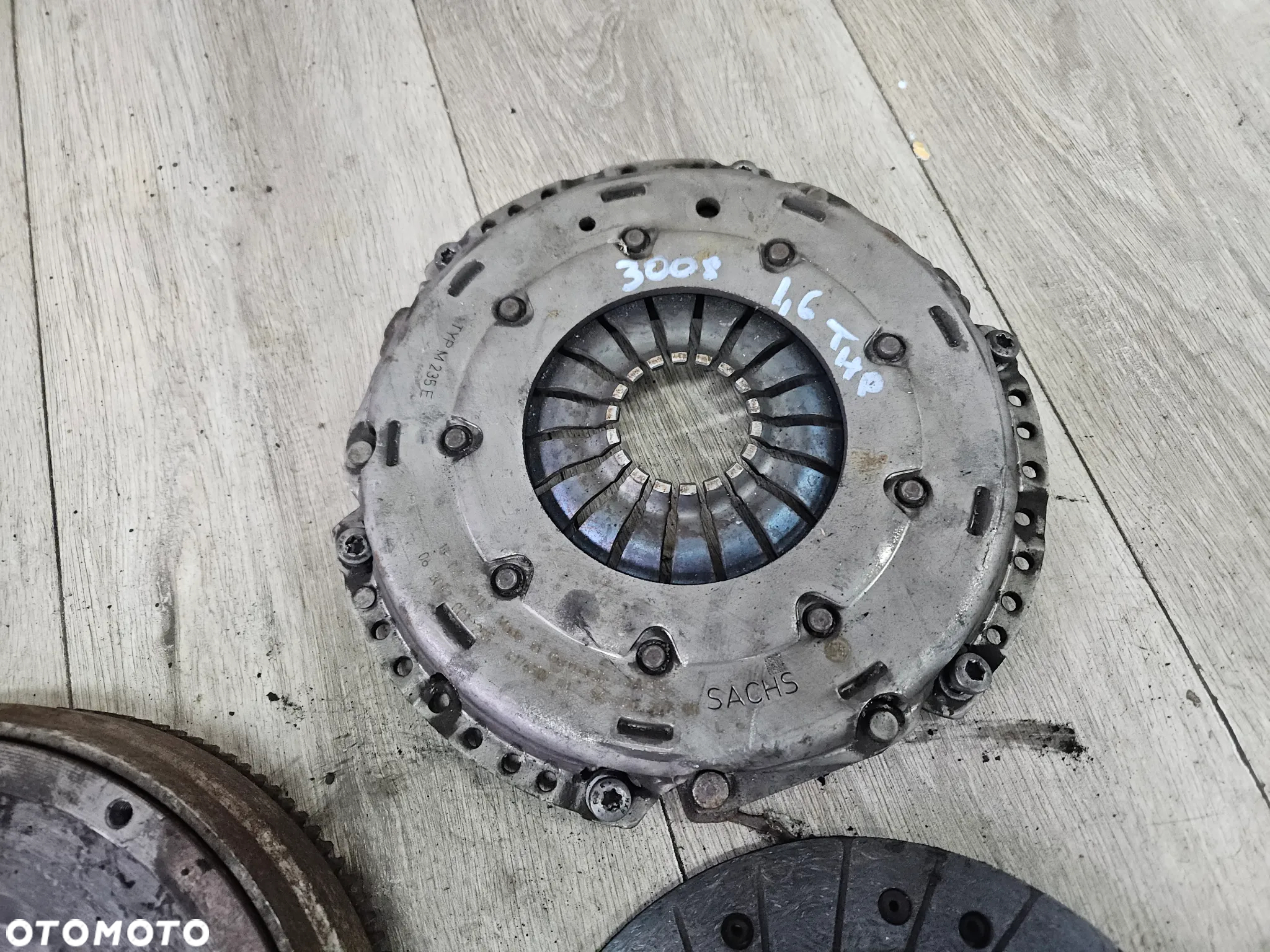Sprzęgło koło dwumasowe tarcza docisk Peugeot 3008 I 1.6 THP 156KM 70 tys. km Sachs M235E - 2