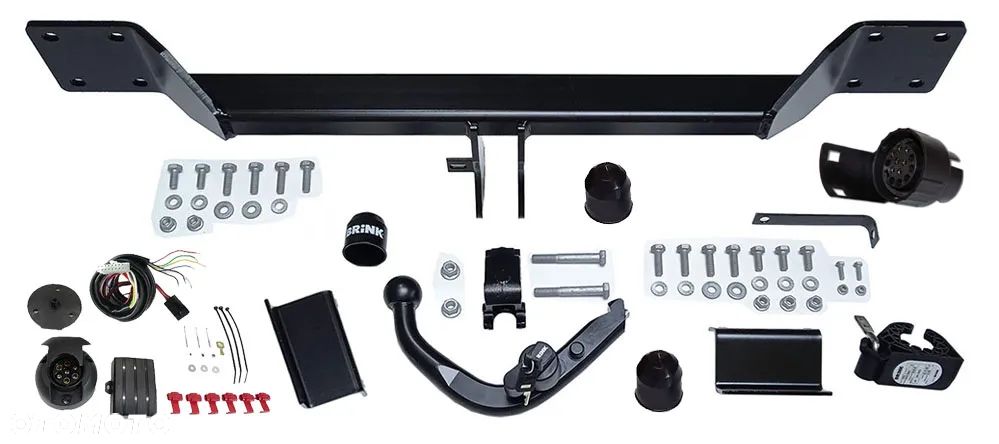 WYPINANY VERTICAL HAK HOLOWNICZY+MODUŁ+CZUJNIKI BMW SERIA 5 E60 SEDAN + E61 KOMBI TOURING 2004-2010 - 1