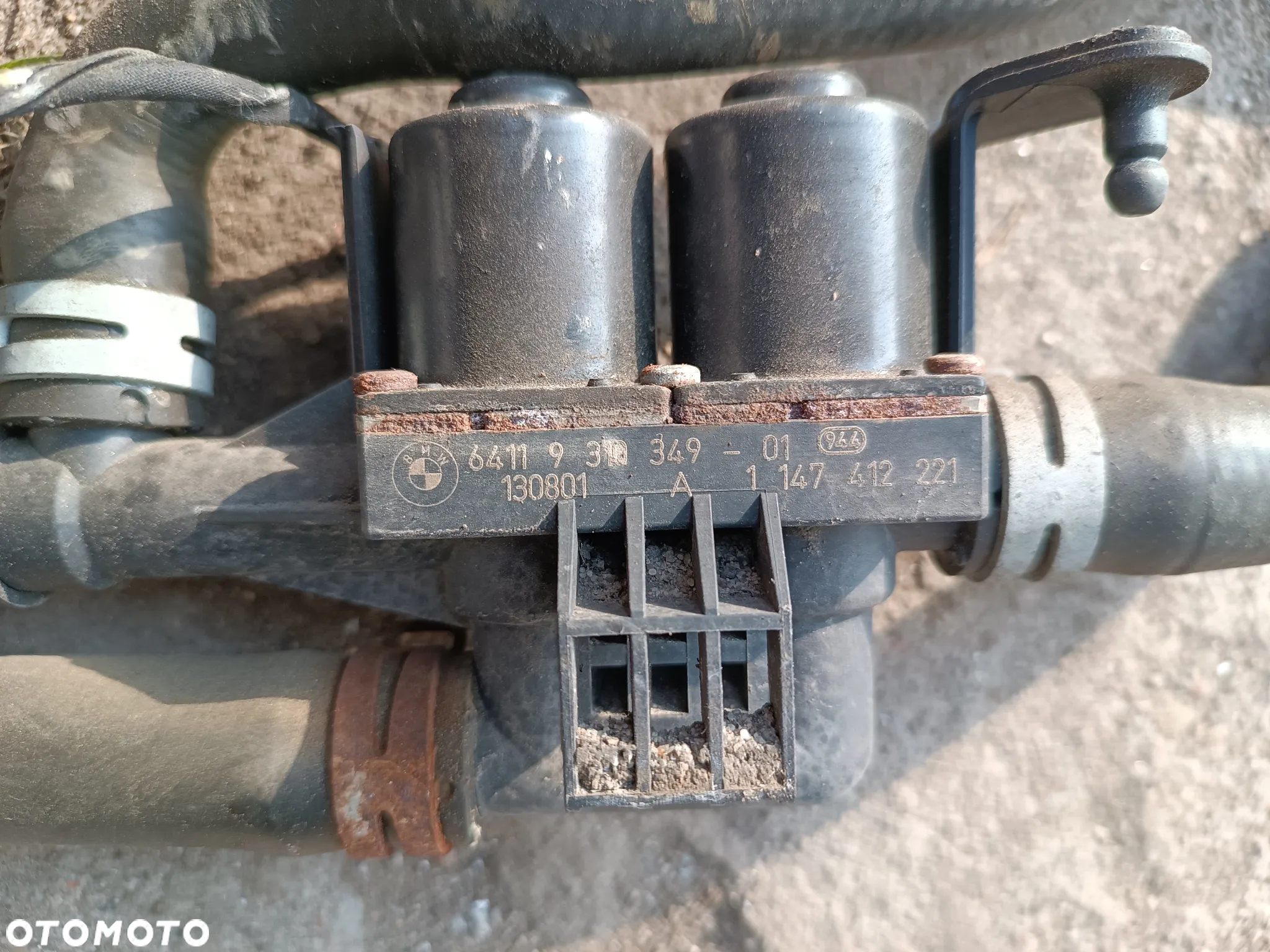 BMW 5 F10 F11 Zawór sterujący płynu chłodzącego 9310349 9119168 - 2
