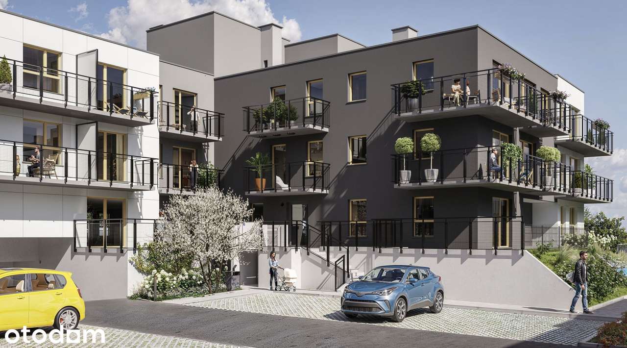 3-pokojowe mieszkanie 49m2 + ogródek