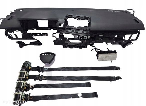 komplet poduszki deska pas pasy dacia jogger klucz - 1