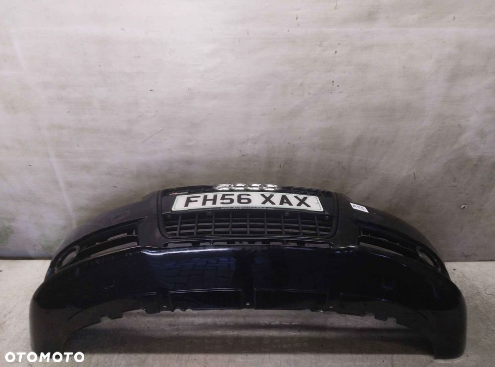 + ZDERZAK PRZÓD PRZEDNI AUDI A4 B7 LY9B CZARNY S LINE S4 HALOGENY USZKODZONY GRILL !! - 1