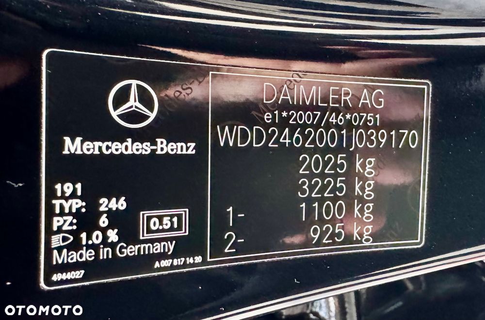 Mercedes-Benz Klasa B 180 CDI 7G-DCT - 24