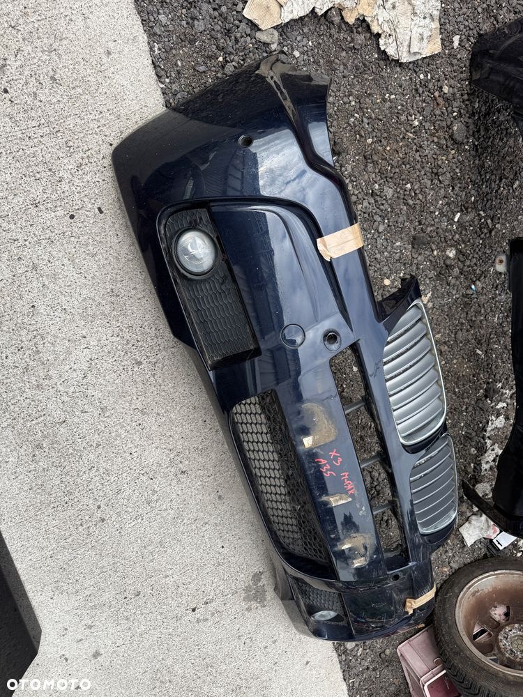 Zderzak zderzaki e83 m pakiet przód tył progi sierpy zestaw BMW x3 e83 Komplet A35 Monacoblau - 1