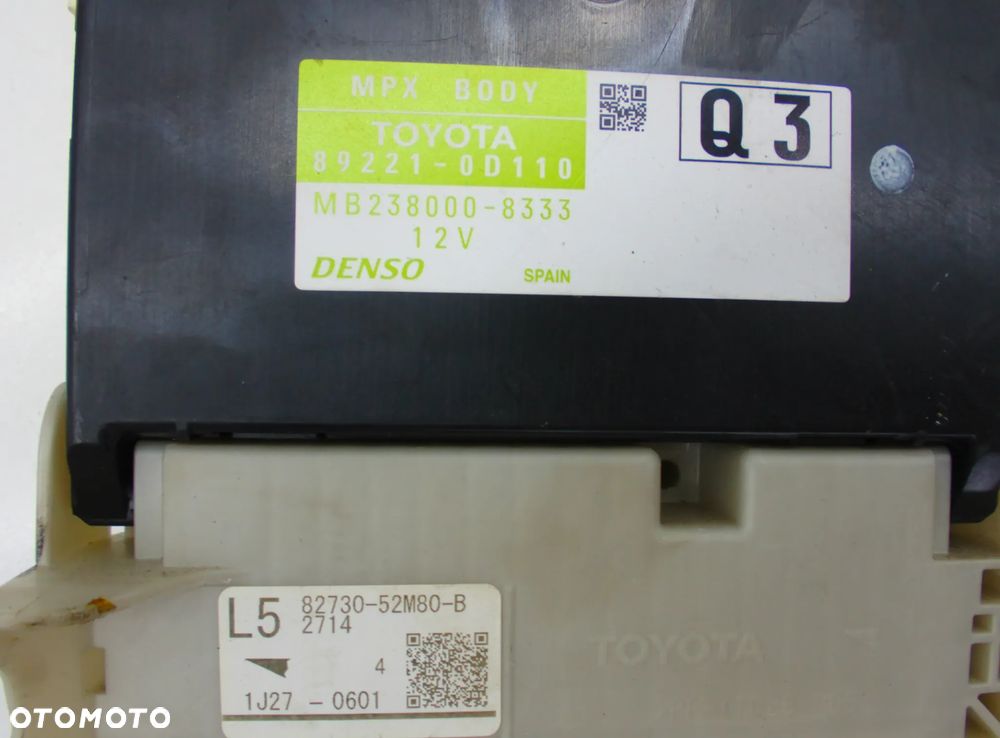 Toyota Yaris III 1.33 Zestaw Startowy Komputer Licznik Stacyjka - 5