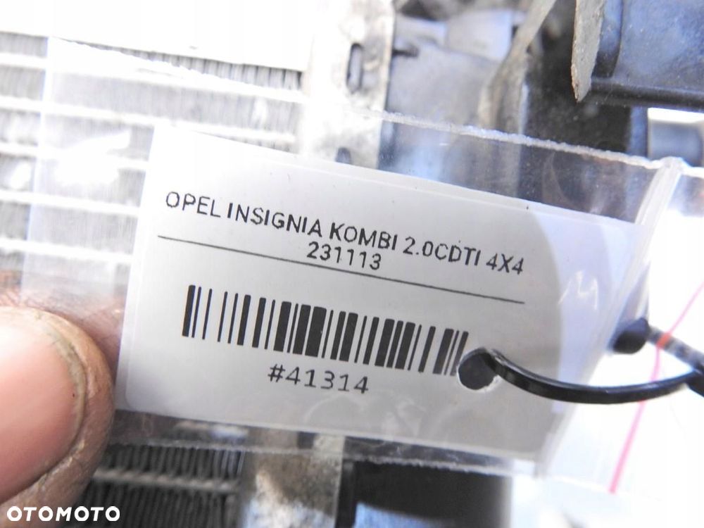 CHŁODNICA WODY OPEL INSIGNIA A 2.0 CDTI 13241725 - 4