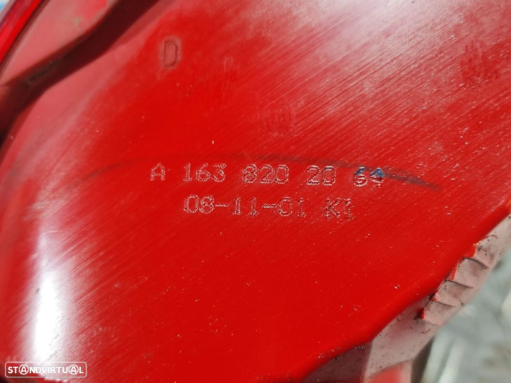 Farolim direito original MERCEDES BENZ CLASSE M W163 ML - 6