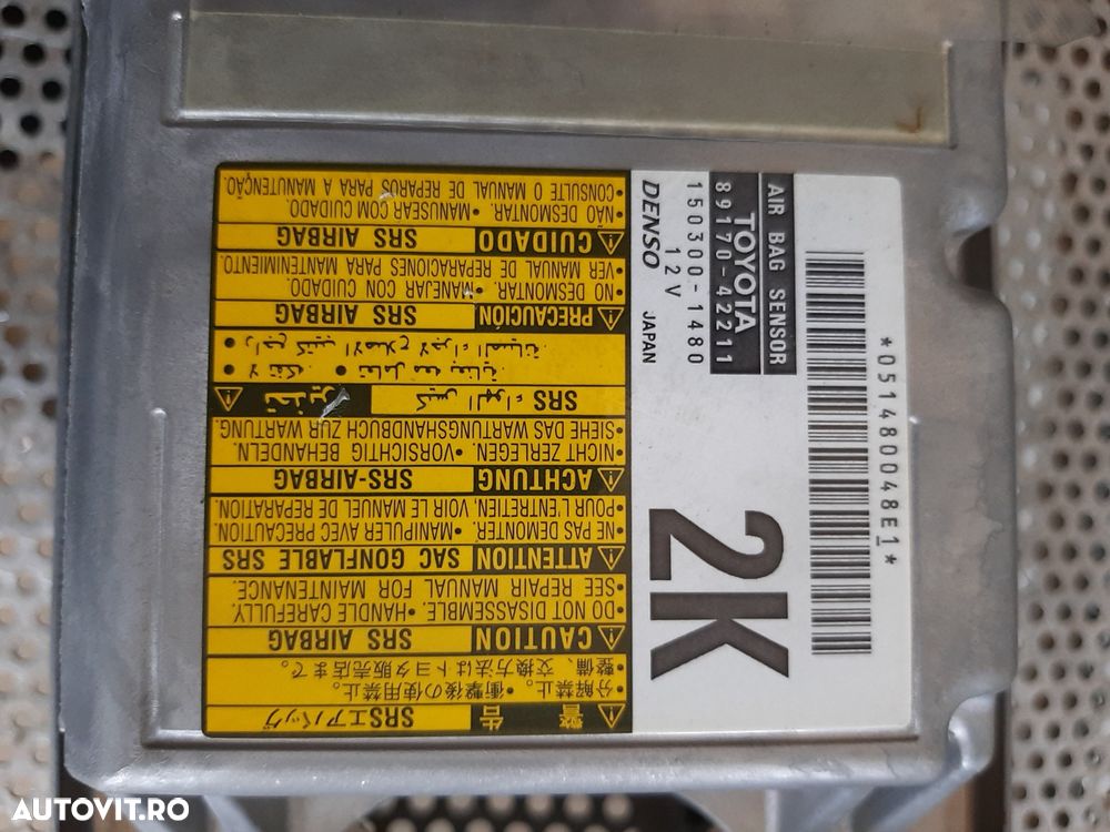 Modul Calculator Unitate Control Airbag Toyota Rav 4 An 2005-2012 Cod 89170-42211 Dezmembrez Toyota Rav 4 2.2 Diesel - 4