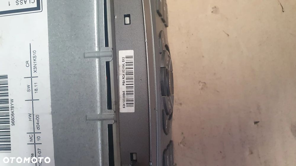 PEUGEOT 407 RADIO CD BLAUPUNKT RD4  9660647877 - 4