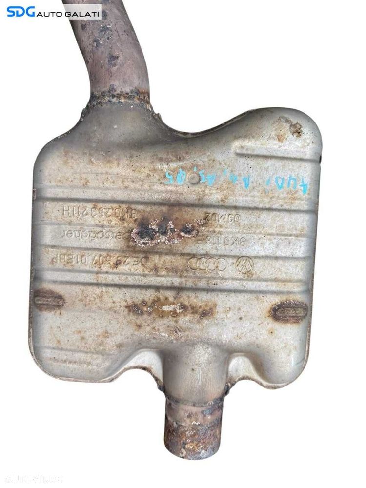 Toba Teava Esapament Evacuare Finala Audi A6 C7 2.0 TFSI 2011 - 2018 Cod 8K0118E 8K0253211H [LC2195] - 3