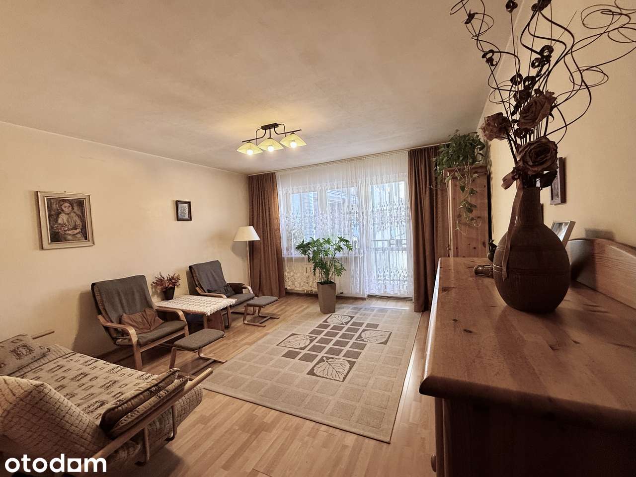 Przestronne 2 pokoje (54m²) przy Metrze Kabaty | Salon 21m² | Rok 1996