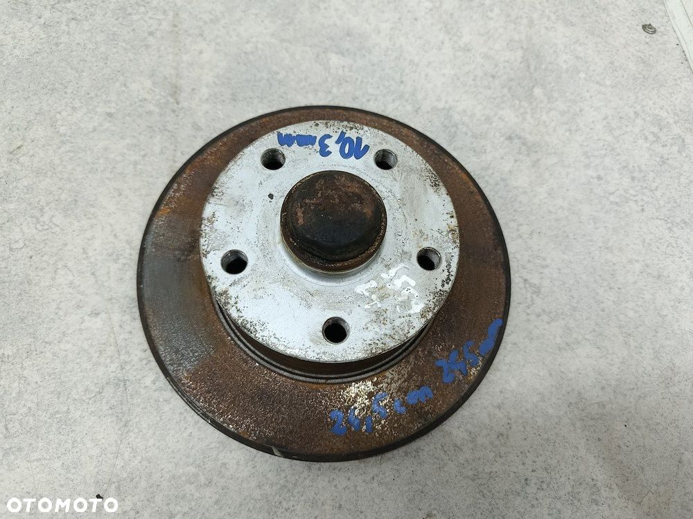 TARCZE HAMULCOWE TYŁ AUDI A4 B5 1031660  KAMOKA 1.9 TDI - 11