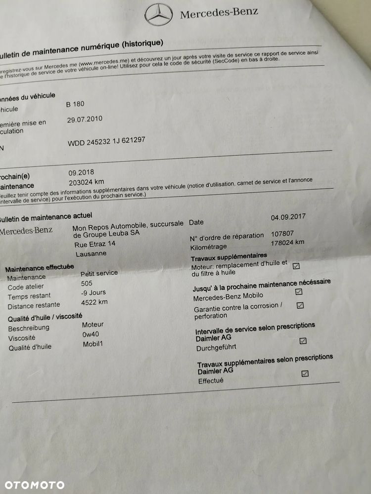 Mercedes-Benz Klasa B 170 Special Edition - 39