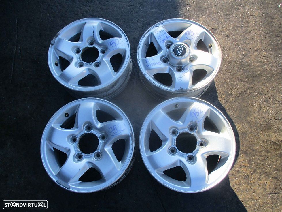 Jogo De Jantes JGJANT952 KIA SPORTAGE 45 6JX15 5X135.5 333.5MM - 1