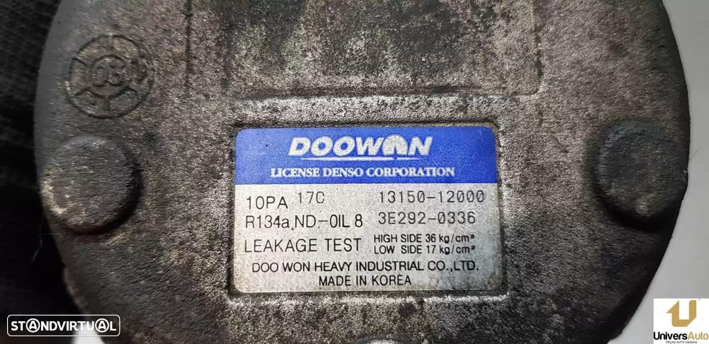 COMPRESSOR AR CONDICIONADO KIA CARNIVAL II 2003 -1315012000 - 1