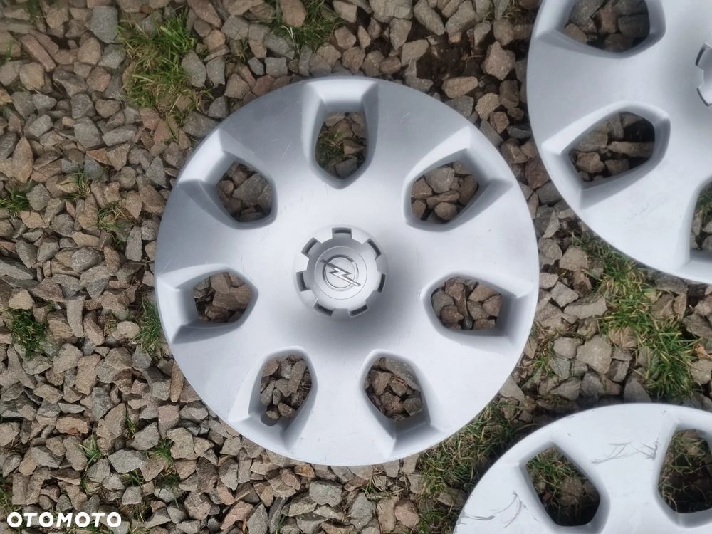 OPEL ASTRA J,ZAFIRA C kolpaki Oryginalne 17" srebrny 4szt,db stan - 5