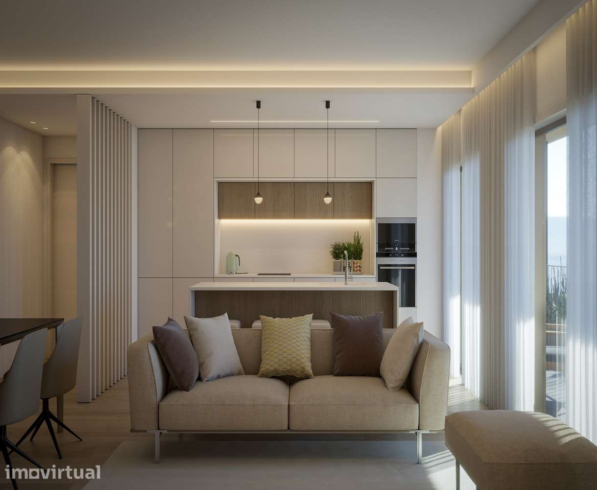 GENUÍNO CERCA DO COLÉGIO: modernos apartamentos T2, T3 e T4, em Port - Grande imagem: 2/6