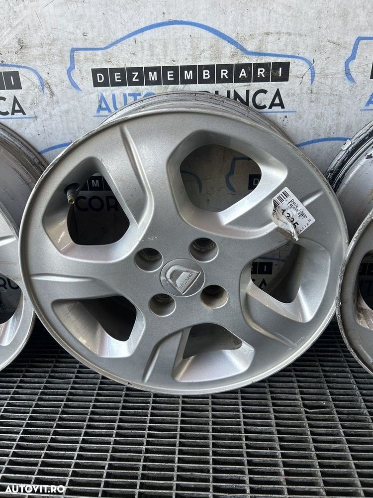 Jante aliaj Dacia Dacia Logan II MCV 2013 - 2016 (1335) R15 Et40 4*100 - 3