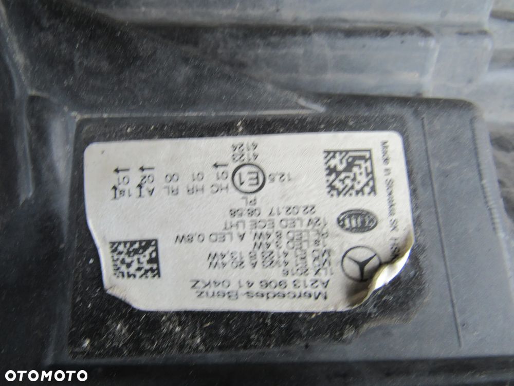 mercedes w213 e klasa przednia lewa prawa lampa - 13