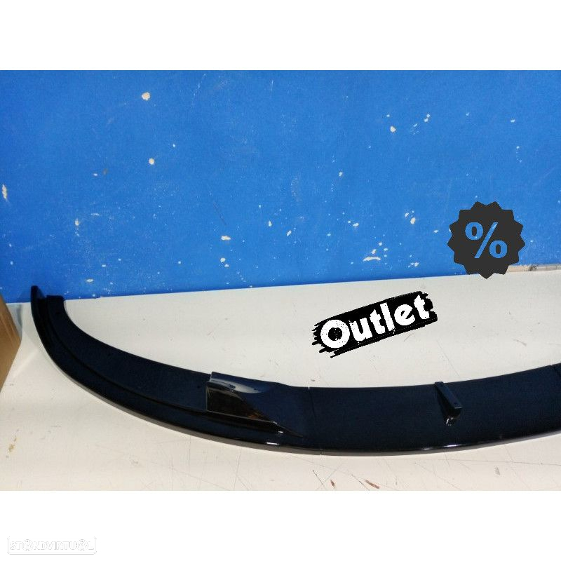C011804C5 SPOILER LIP BMW E60 E61 03-10 LOOK M5 PRETO BRILHANTE - 3
