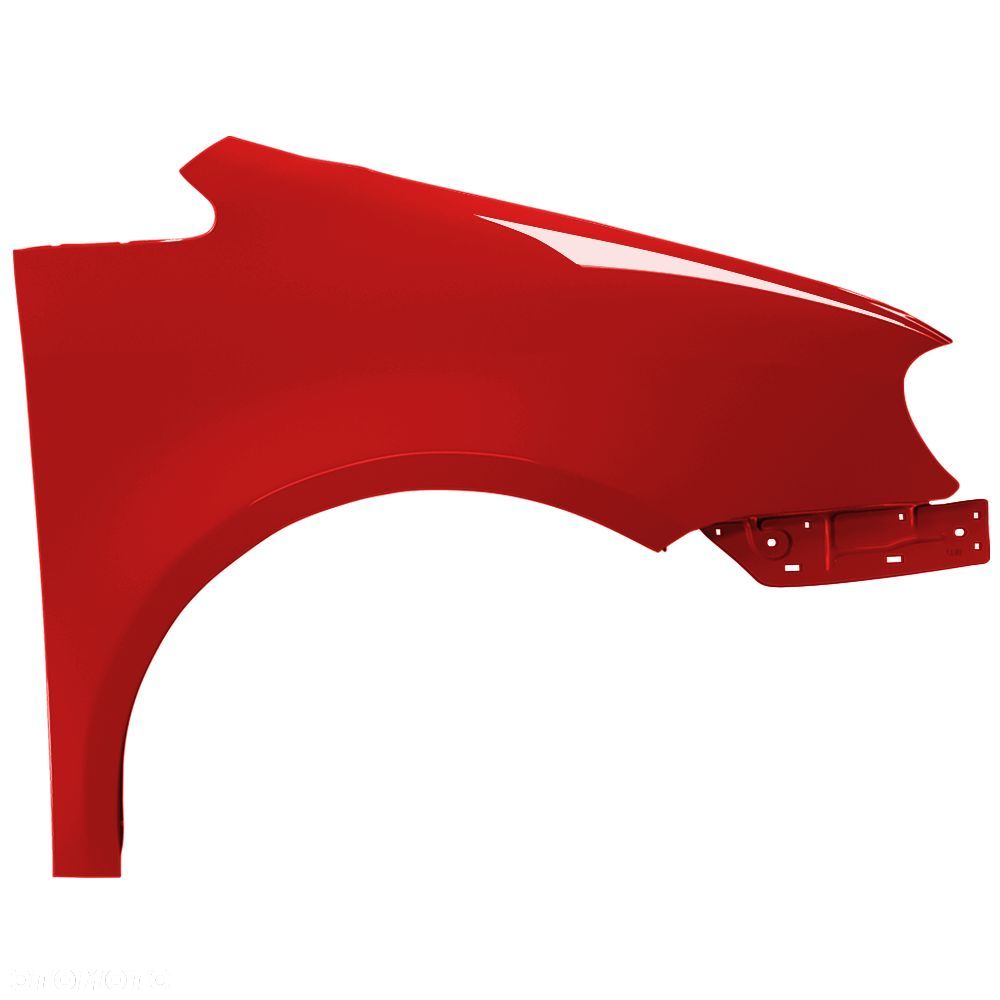 BLU Błotnik VW TOURAN 1T1 LY3D prawy czerwony 03-06 przód ocynk TornadoRot - 2