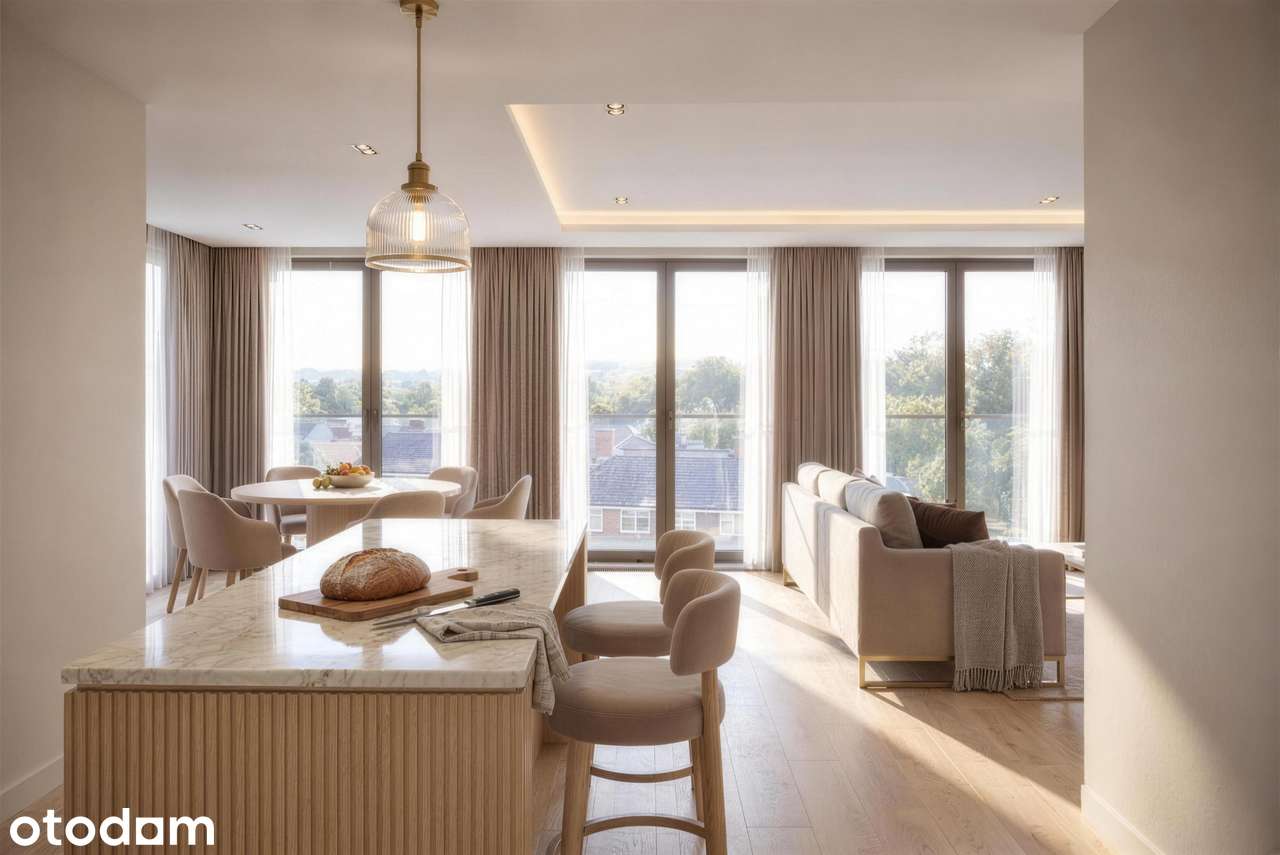 Apartament 84 m² z panoramicznym oknem | 3 pokoje | Wola