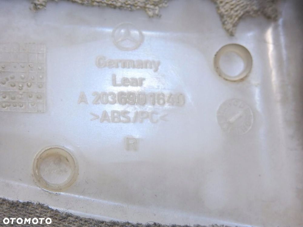 OSŁONA SŁUPKA B PRAWA MERCEDES W203 KOMBI LIFT A2036901640 - 4