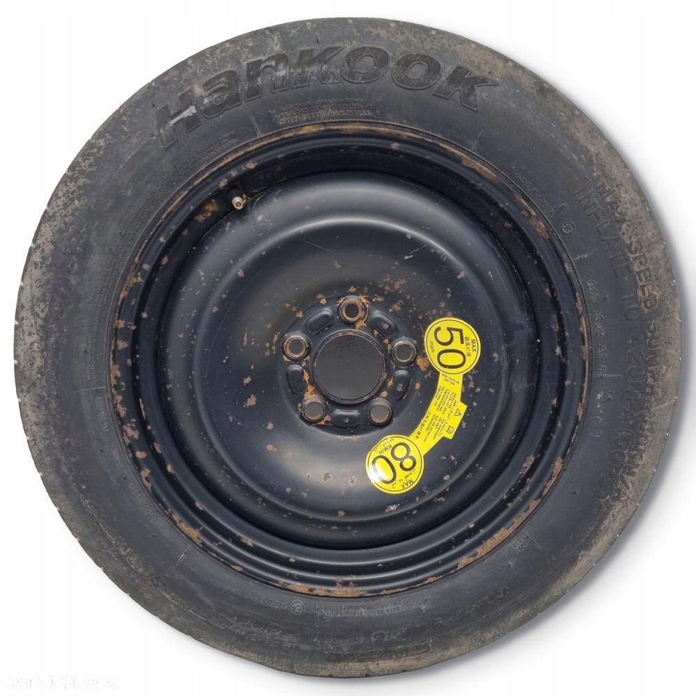 KOŁO DOJAZDOWE ZAPASOWE Ford C-Max Focus Mk2 II 125/85 R16 5x108 1S71MH - 1