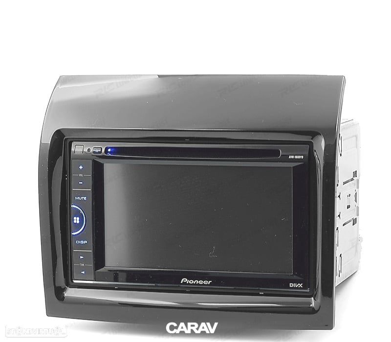 MOLDURA ADAPTADOR PRETO BRIHLO PARA RADIO 2-DIN PARA CITROEN JUMPER PEUGEOT BOXER FIAT DUCATO - 2