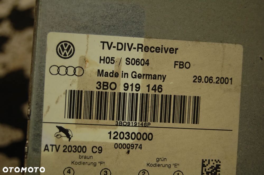 TUNER TV RADIA 3B0919146 VW PASSAT B5 LIFT - 3