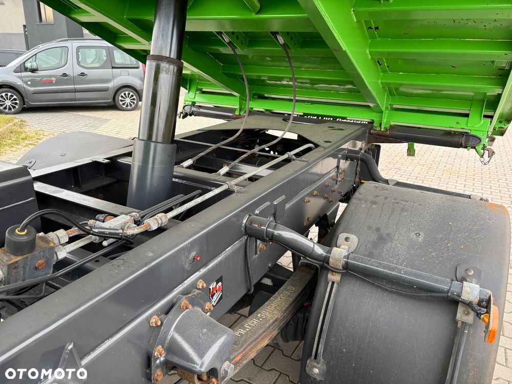 Renault D12 wywrotka, 12 ton DMC , zaczep do przyczepy , oryginalny kiper Meiller, mały przebieg od 1 właściciela z Niemiec, 6100 kg ładowność. manualna skrzynia , na resorze, idealna pod minikoparkę , przyczepę ( Mercedes ATEGO, AXOR, MAN TGM ) - 13