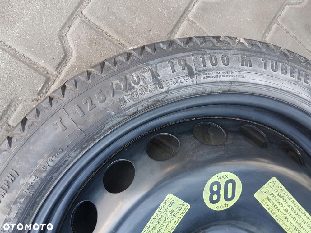 AUDI A4 B8 08-16r A5 8T KOŁO DOJAZDOWE 19 5X112 8K0601027D - 4
