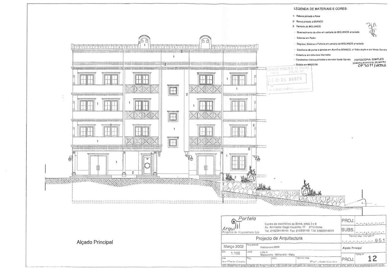 Terreno urbano na Malveira/Venda do Pinheiro para prédio 8 apartamento - Grande imagem: 5/12