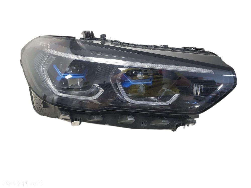 BMW X5 G05 LAMPA PRAWA PRZEDNIA PRZÓD REFLEKTOR LASER SHADOW LINE BLACK 5A55A6 5A55AA6-01 LL - 1