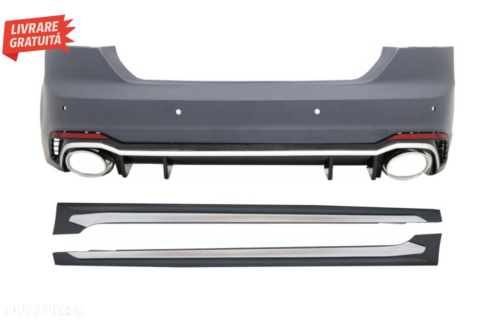 Bara Spate cu Praguri Laterale Audi A5 F5 Sportback (2017-) Quattro RS Design- livrare gratuita - 1