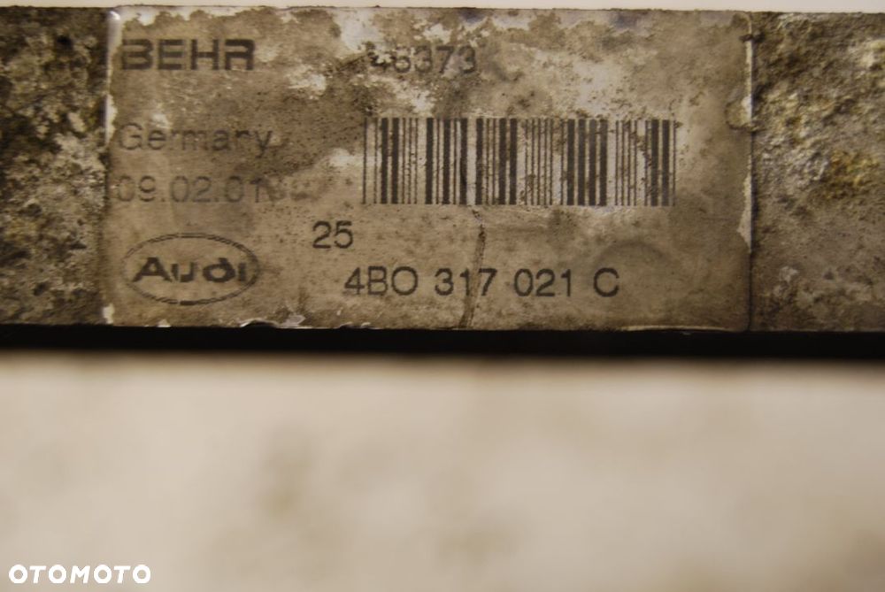 CHŁODNICA CHŁODNICZKA OLEJU 4B0317021C AUDI A6 C5 2.5 TDI VW PASSAT B5 1.9 TDI - 4