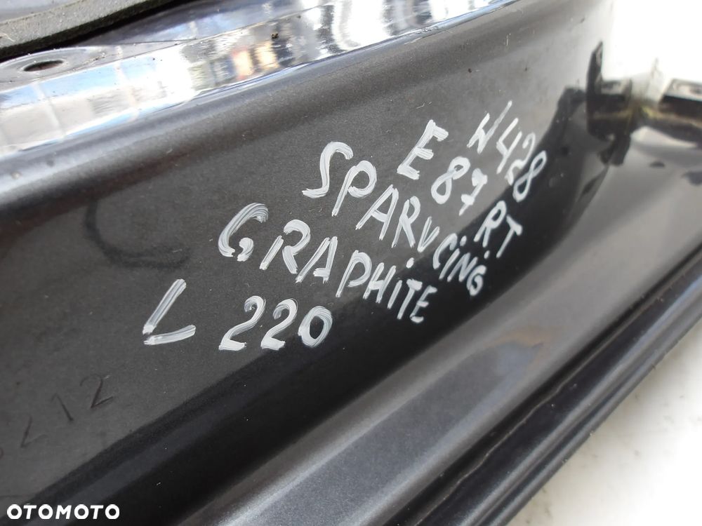 DRZWI PRAWE TYŁ TYLNE BMW E87 SPARKLING GRAPHITE W428 F-VAT - 7