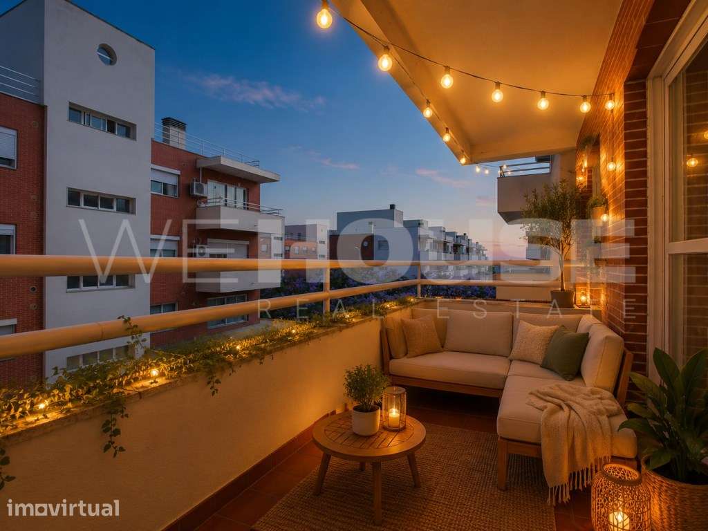 T3 com Suite, Parqueamento e Arrecadação em Alhos Vedros - 133 m² d... - Grande imagem: 2/29