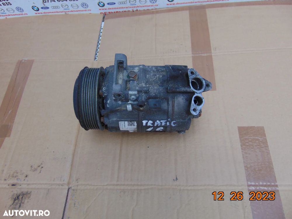 Compresor clima renault Trafic 1.6 Opel Vivaro Nissan Primastar 2014-2022 qashqai x trail - 2